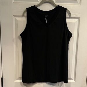 Classic Black V-Neck Tank Top